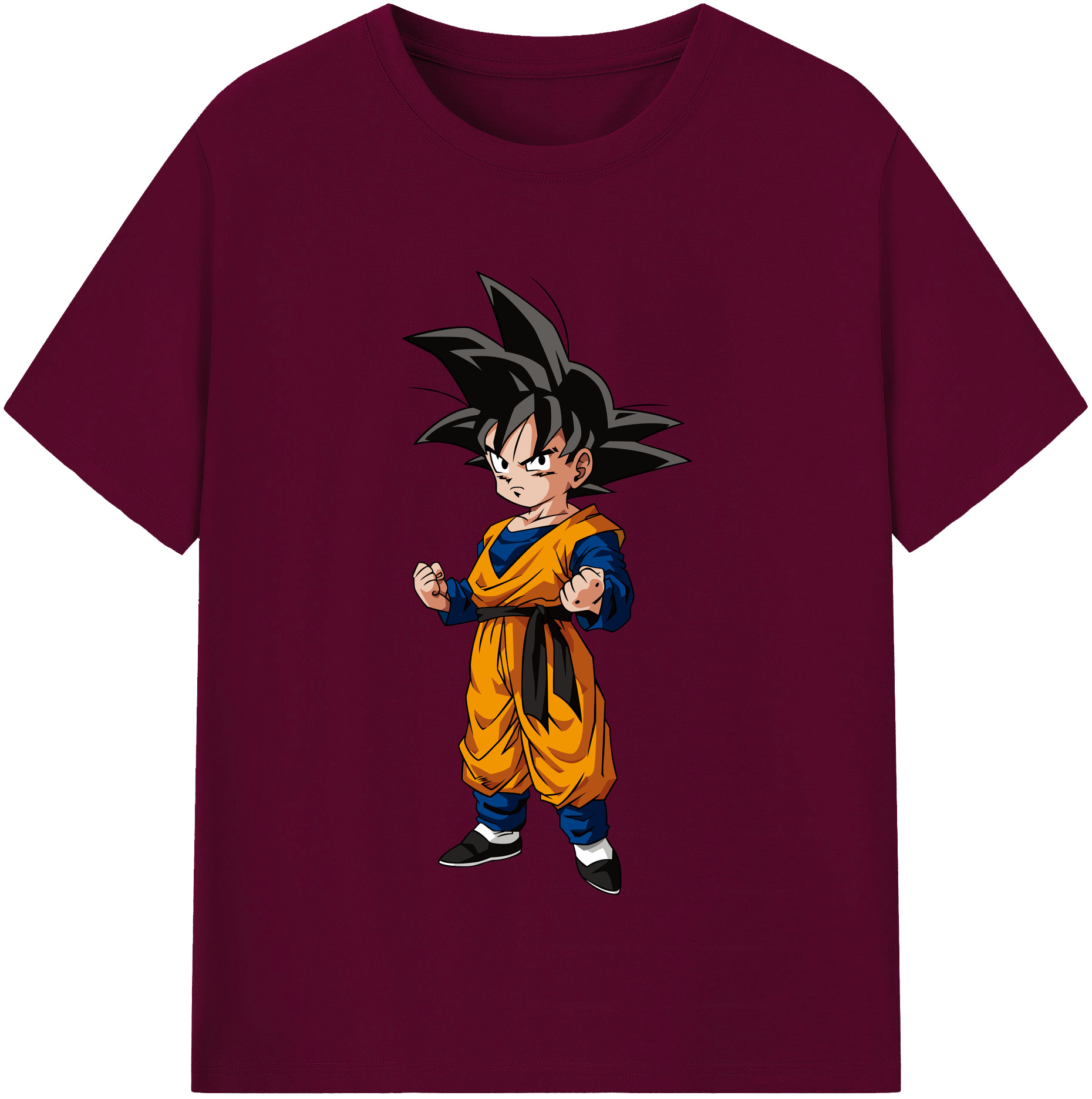 （画像用） ドラゴンボール 孫悟空（そん ごくう）Son Goku カカロット DRAGON BALL Kakarotto レディースカジュアルプリントTシャツ（綿100％）